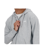 Campera New Balance Essentials Logo French Terry Full Zip - Image 3