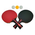 Set Ping Pong Meiso 2 Paletas + 3 Pelotas con Estuche